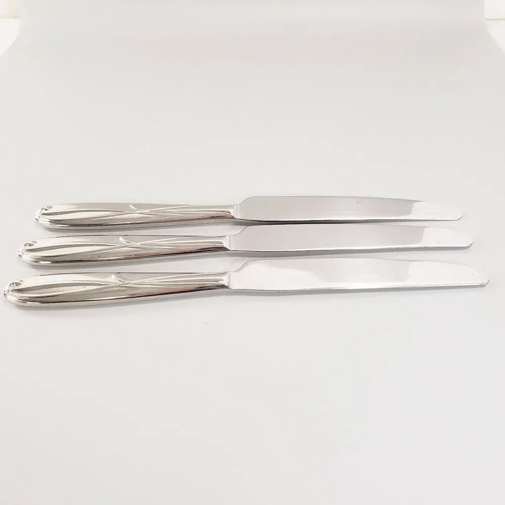 Mikasa Cocoa Blossom Pattern Serving Dinner Knives18/10 Stainless Steel Flatware